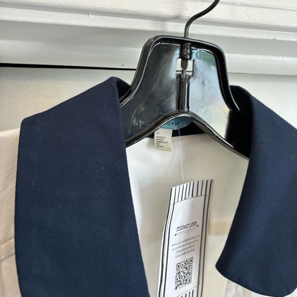 Leifnotes Anthropologie Daytripper Dress navy and white size 10 - Picture 7 of 11